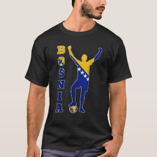 Camiseta Futebol de futebol da Bósnia