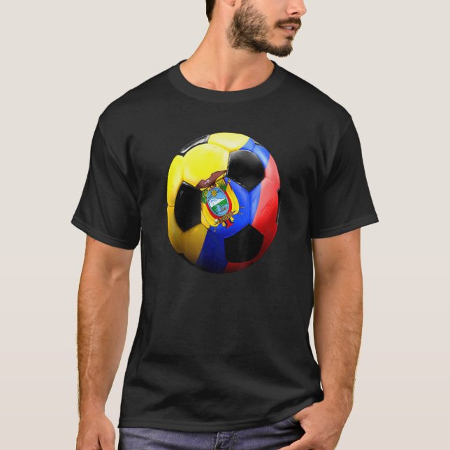 Camiseta Futebol de futebol do Equador (Frente)
