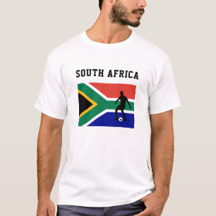 Camiseta Futebol de futebol Fã da África do Sul