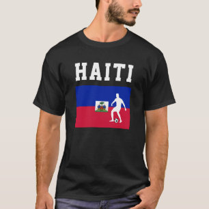 Camiseta Futebol de futebol fã do Haiti Bandeira do Haiti