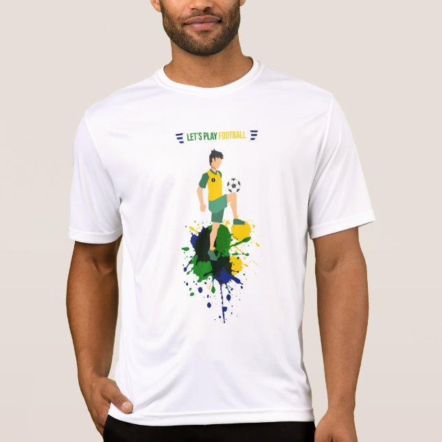 Camiseta Futebol de jogo de vamos (Frente)
