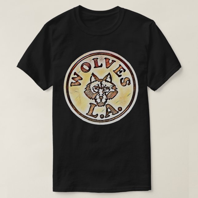 Camiseta Futebol de Los Angeles Wolves (Frente do Design)