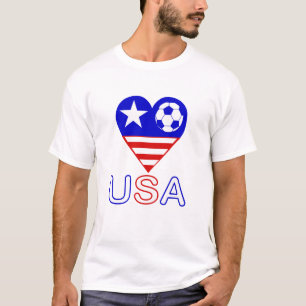 Camiseta Futebol de Luv EUA