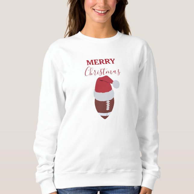 Camiseta Futebol de Natal - Bola Gridiron Festiva (Frente)