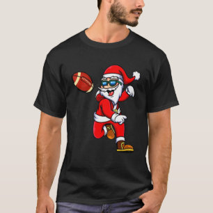 Camiseta Futebol de Natal do Papai Noel