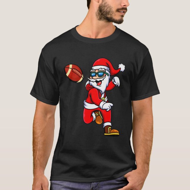 Camiseta Futebol de Natal do Papai Noel (Frente)