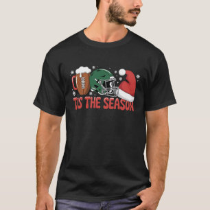 Camiseta Futebol de Natal É a Temporada Esportes Feriado 