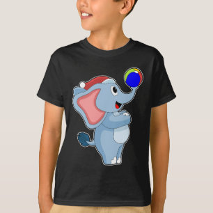 Camiseta Futebol de Natal elefante