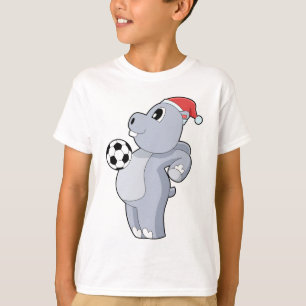 Camiseta Futebol de Natal Hippo