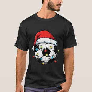 Camiseta Futebol de Natal Ll Papai Noel Xmas Futebol Esport