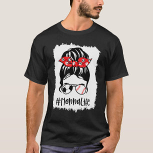 Camiseta Futebol de Nonna Life estragado Mensagem Bun Baseb