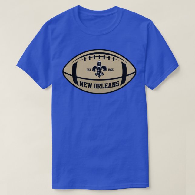 Camiseta Futebol de Nova Orleans (Frente do Design)