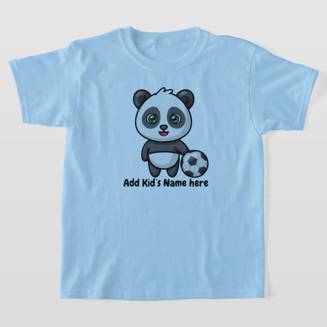 Camiseta Futebol de Panda Cachorro (Postura )