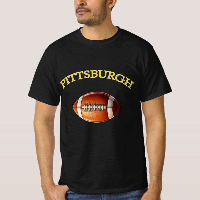 Camiseta Futebol de Pittsburgh (Frente)