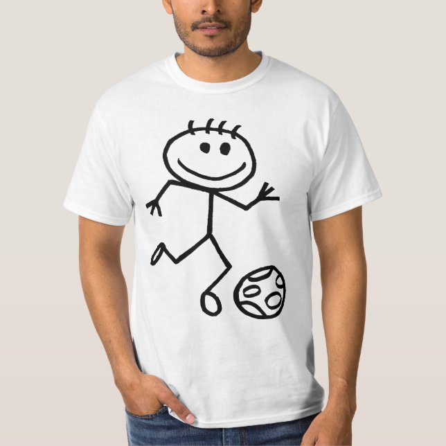 Camiseta Futebol de Stickman (Frente)