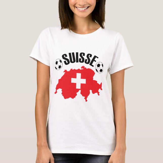 Camiseta Futebol de Suiça Suisse (Frente)
