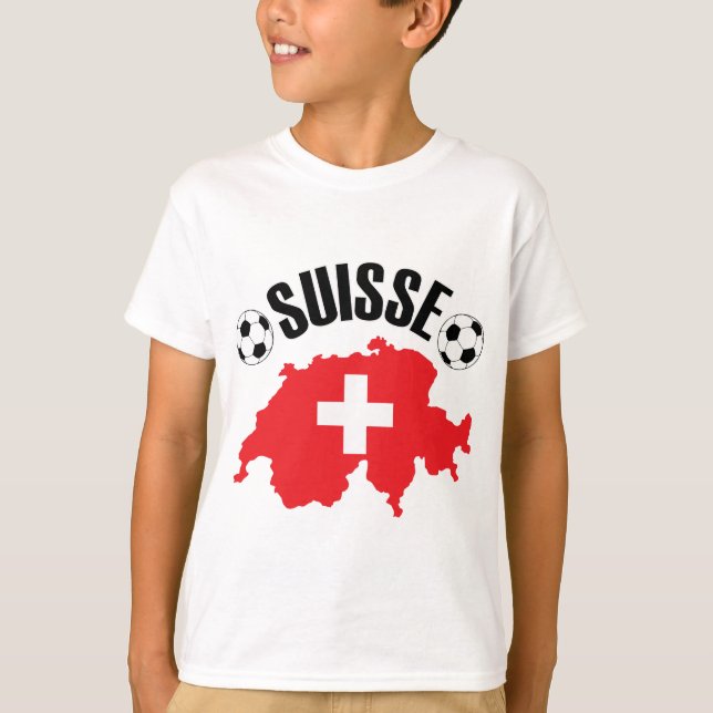 Camiseta Futebol de Suiça Suisse (Frente)