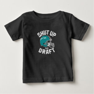 Camiseta Futebol de turquesa com estilo retrô