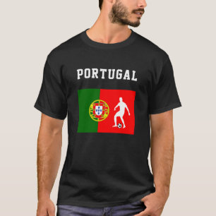 Camiseta Futebol desportivo Fan Portugal Bandeira Portugues