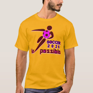 Camiseta Futebol Dinâmico 2026 Design Silhueta