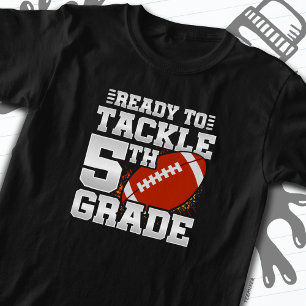 Camiseta Futebol do 1º dia de 5 de volta à escola