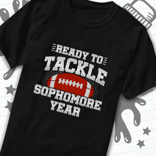 Camiseta Futebol do 10º ano pronto para retornar à escola