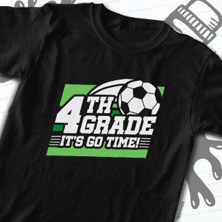 Camiseta Futebol do 4º ano futebol 1º dia de volta à escola