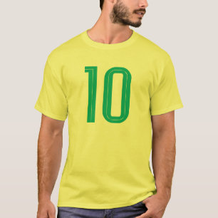 Camiseta Futebol do Brasil 10 (verde)