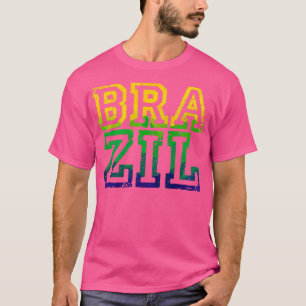 Camiseta Futebol do Brasil na Copa do Mundo
