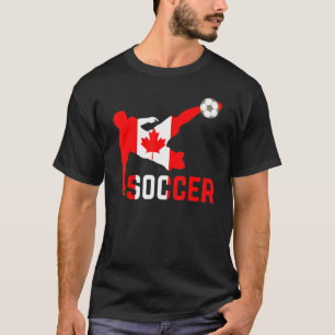 Camiseta Futebol do Canadá - Futebol do Canadá - Bandeira