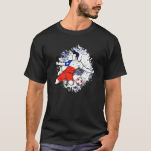 Camiseta Futebol do Chile: Bandeira Nacional do Chile Ortod