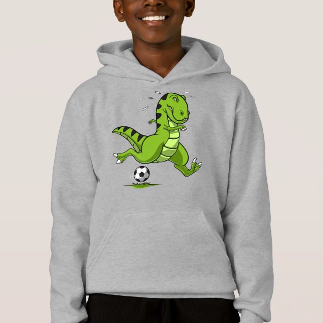 Camiseta Futebol do Dinossauro T-Rex (Frente)