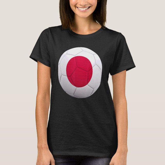 Camiseta Futebol do Japão - Bandeira nacional do Japão (Frente)
