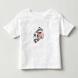 Camiseta Futebol do macaco da peúga