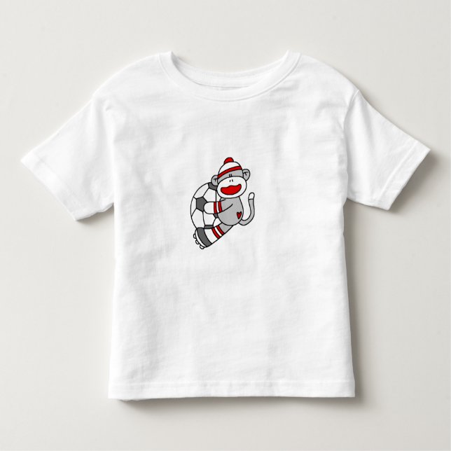 Camiseta Futebol do macaco da peúga (Frente)