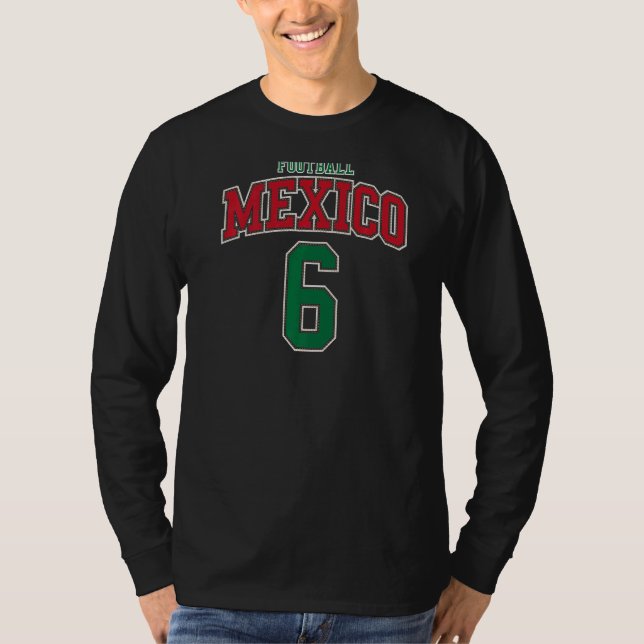 Camiseta Futebol do México (Frente)