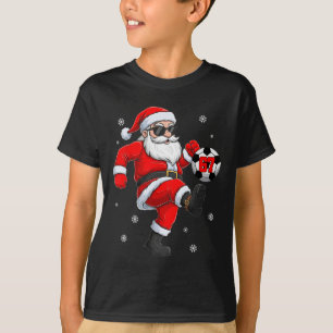 Camiseta Futebol do Papai Noel Ll Esportes Futebol de Natal