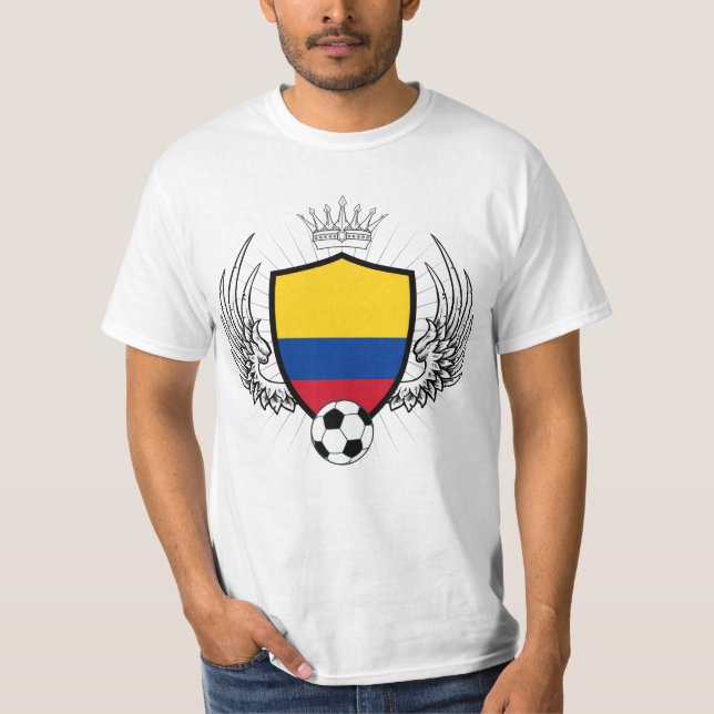 Camiseta Futebol do protetor de Colômbia (Frente)