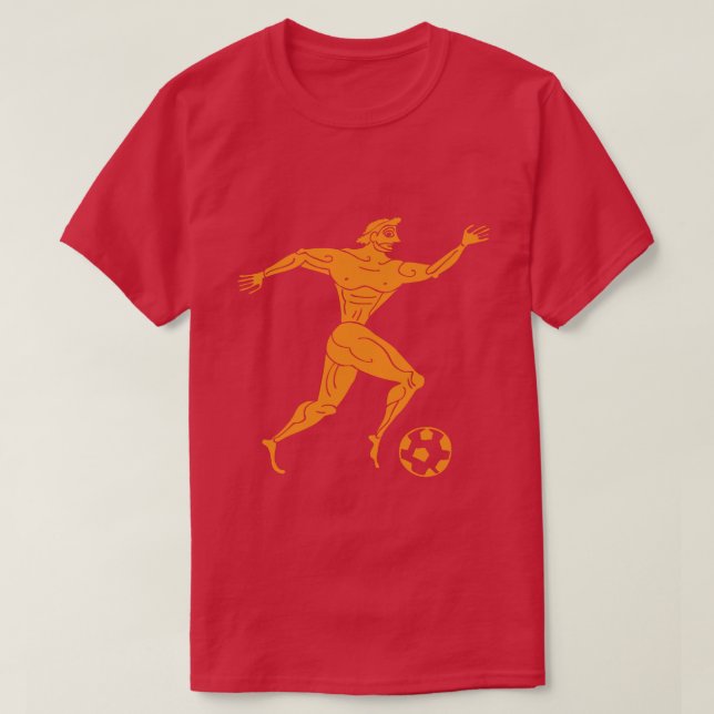 Camiseta Futebol dos Antigos Olimpíadas Modernos (Frente do Design)