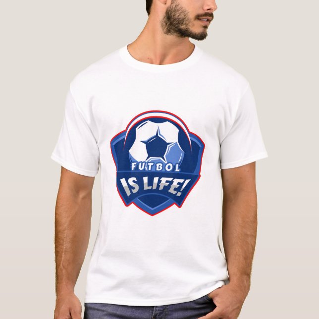Camiseta Futebol é a vida! (Frente)