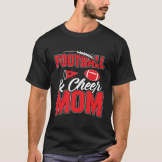Camiseta Futebol e animação mamãe Cheerhead