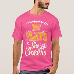 Camiseta Futebol E Mãe De Torcida Liderando Mãe Futebol