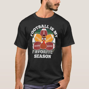 Camiseta Futebol é minha temporada favorita queda na turqui