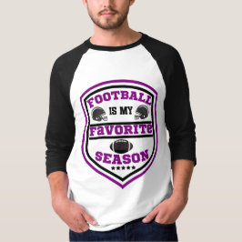 Camiseta Futebol é o meu logotipo favorito de época preto r