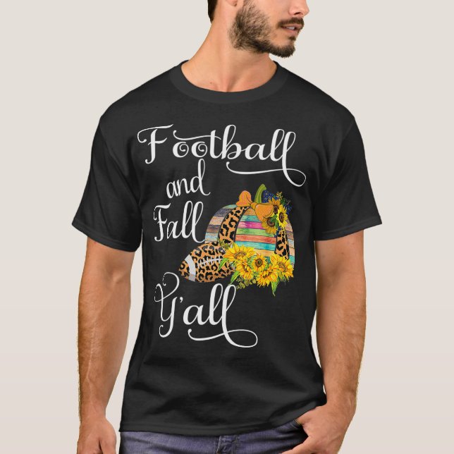 Camiseta Futebol e queda Y'all (Frente)