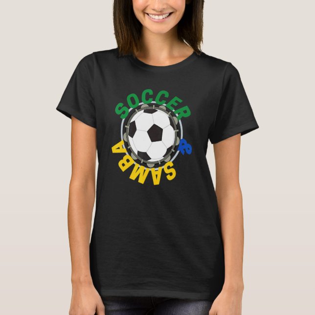 Camiseta Futebol e samba Brasil 2022 (Frente)