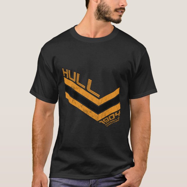 Camiseta Futebol É Tudo O Que A Cidade Do Hull 80S Retro (Frente)