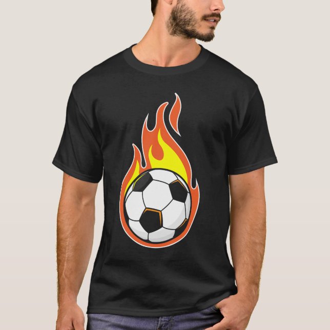 Camiseta Futebol em Fogo (Frente)