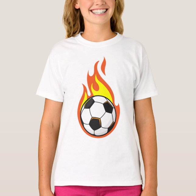 Camiseta Futebol em Fogo (Frente)