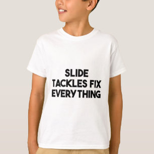 Camiseta Futebol Engraçado - Deslizes Corrigem Tudo